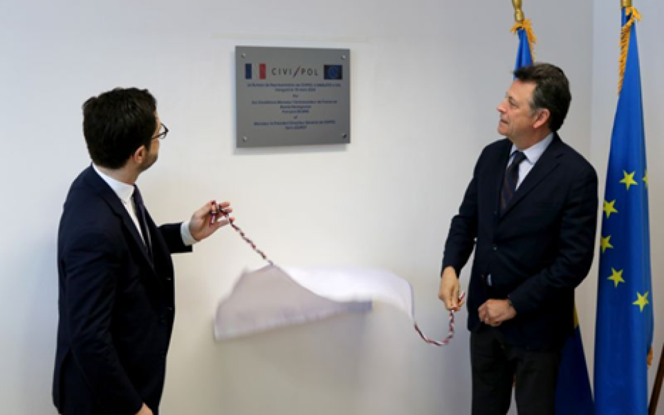 Inauguration du bureau de représentation de CIVIPOL en Bosnie-Herzégovine