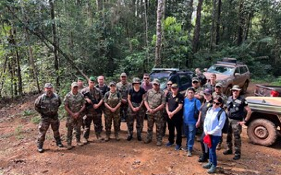 Groupe des participants à la visite